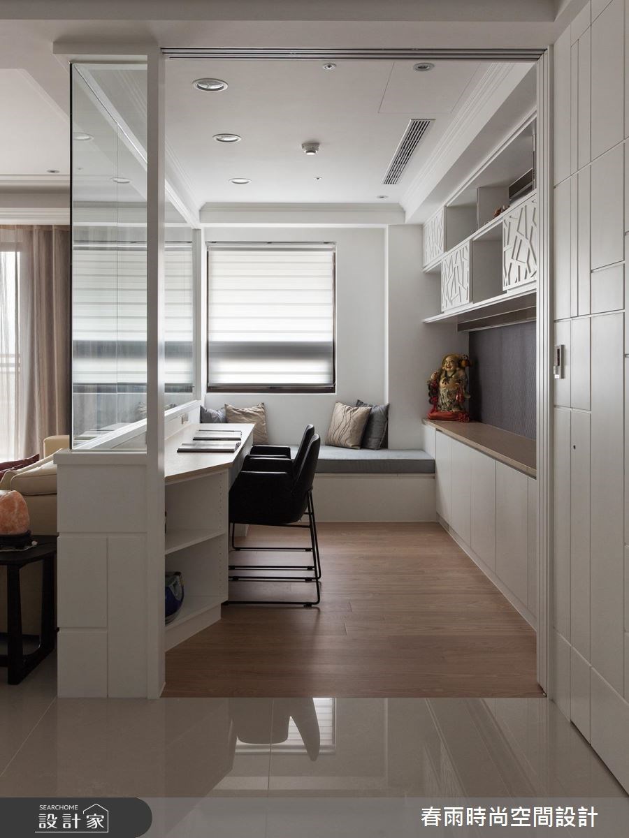 50坪新成屋(5年以下)＿新古典工作區案例圖片＿春雨設計＿春雨_28 中興馥之21