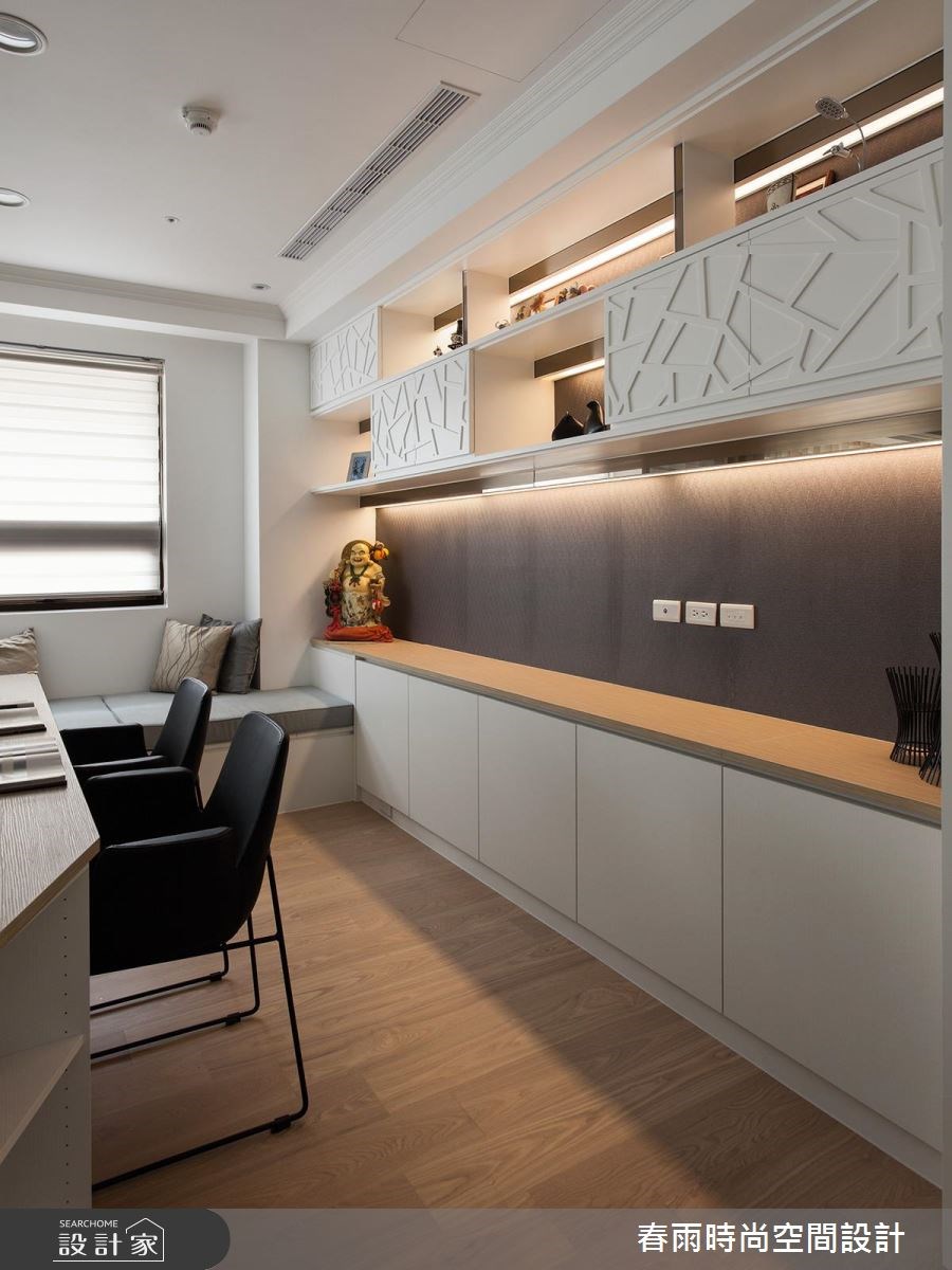 50坪新成屋(5年以下)＿新古典工作區案例圖片＿春雨設計＿春雨_28 中興馥之24