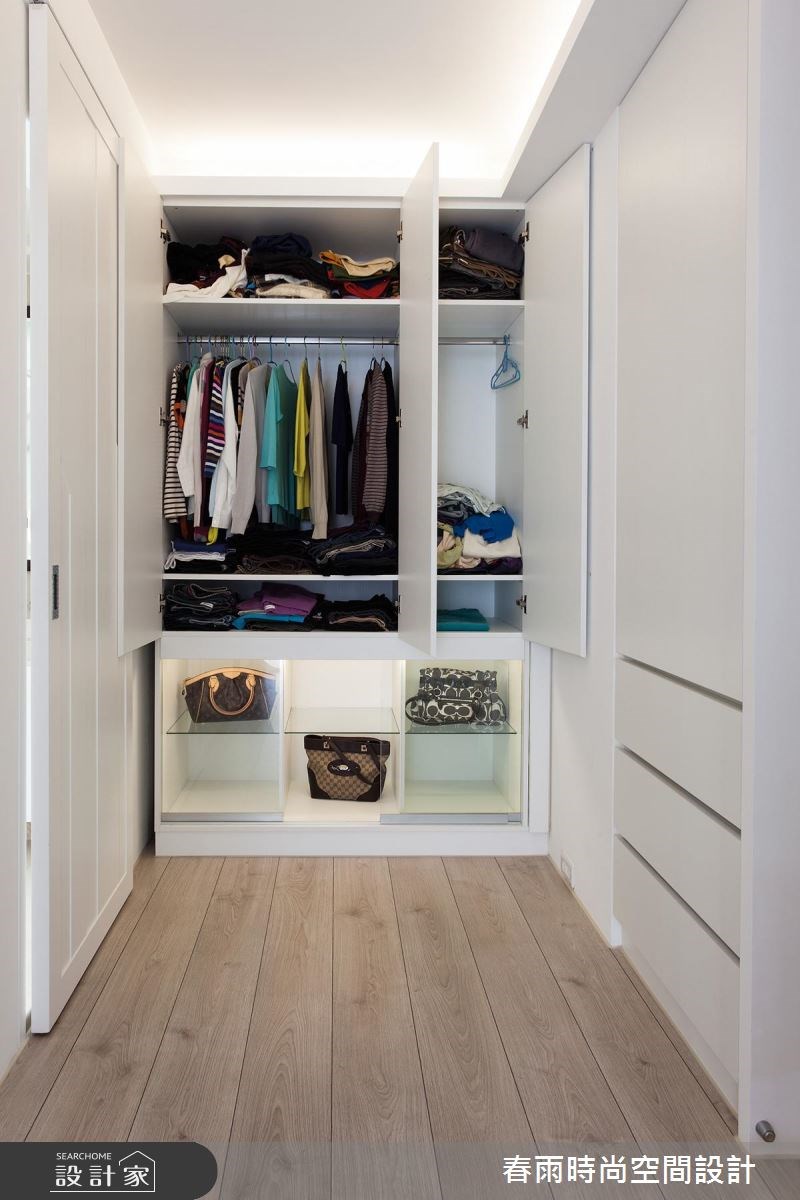 50坪新成屋(5年以下)＿新古典更衣間案例圖片＿春雨設計＿春雨_28 中興馥之37