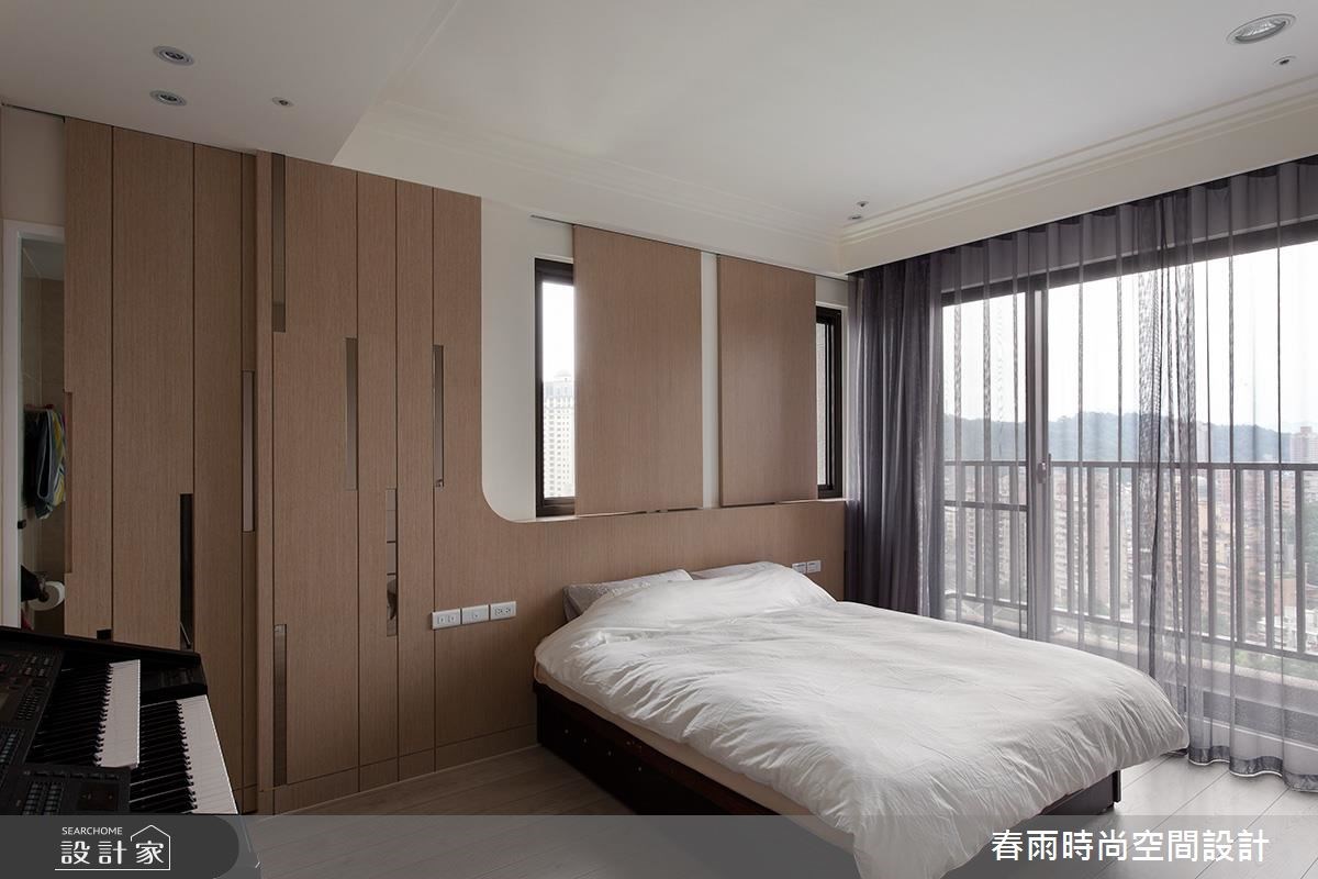 50坪新成屋(5年以下)＿新古典臥室案例圖片＿春雨設計＿春雨_28 中興馥之40