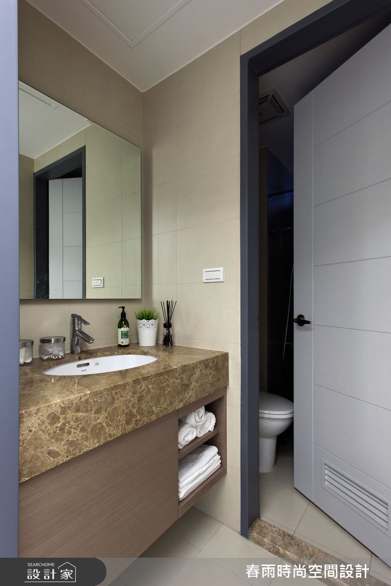 30坪新成屋(5年以下)＿現代風浴室案例圖片＿春雨設計＿春雨_29 東方晶典之24