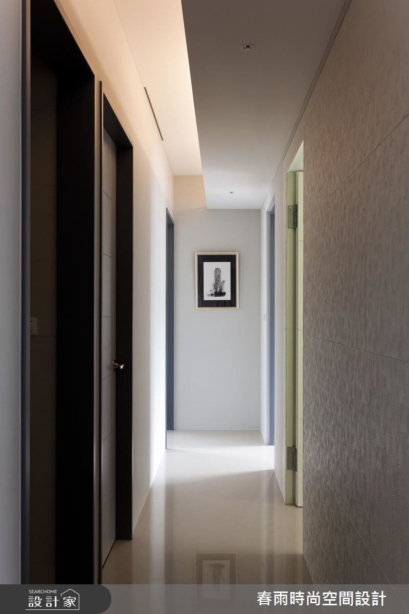 30坪新成屋(5年以下)＿現代風走廊案例圖片＿春雨設計＿春雨_29 東方晶典之33