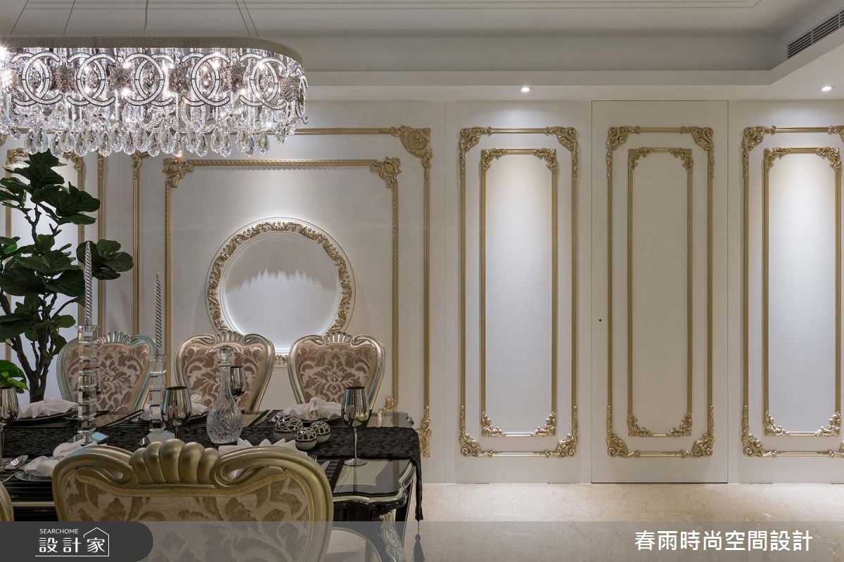 60坪新成屋(5年以下)＿新古典餐廳案例圖片＿春雨設計＿春雨_31 國家一號院之11