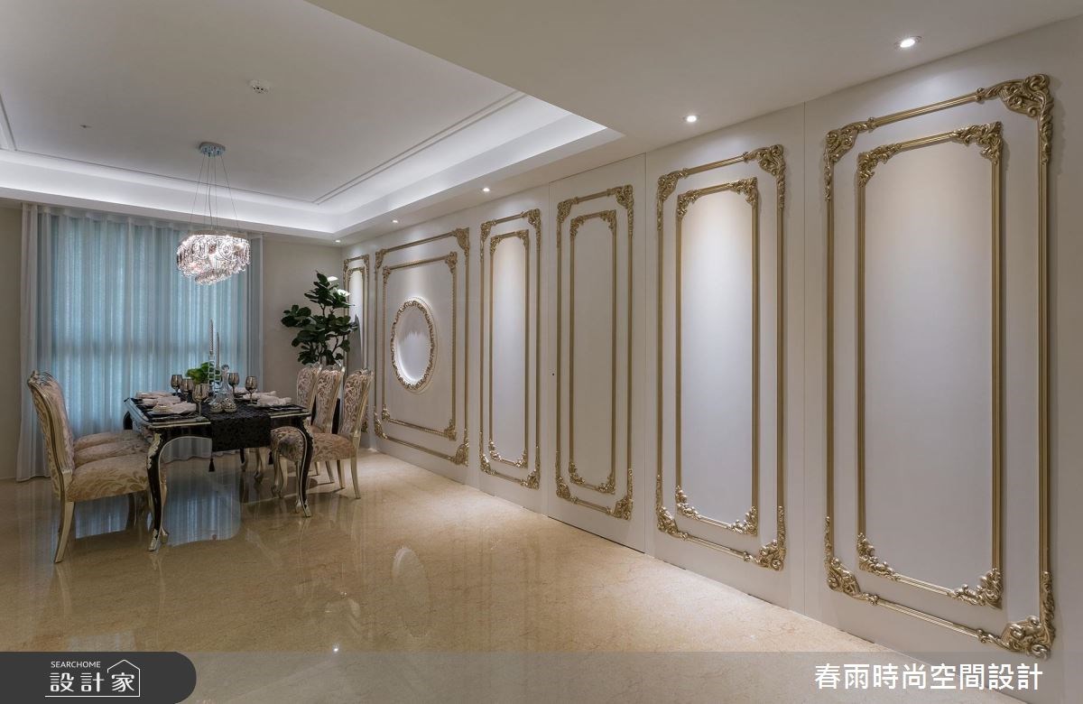 60坪新成屋(5年以下)＿新古典餐廳案例圖片＿春雨設計＿春雨_31 國家一號院之12