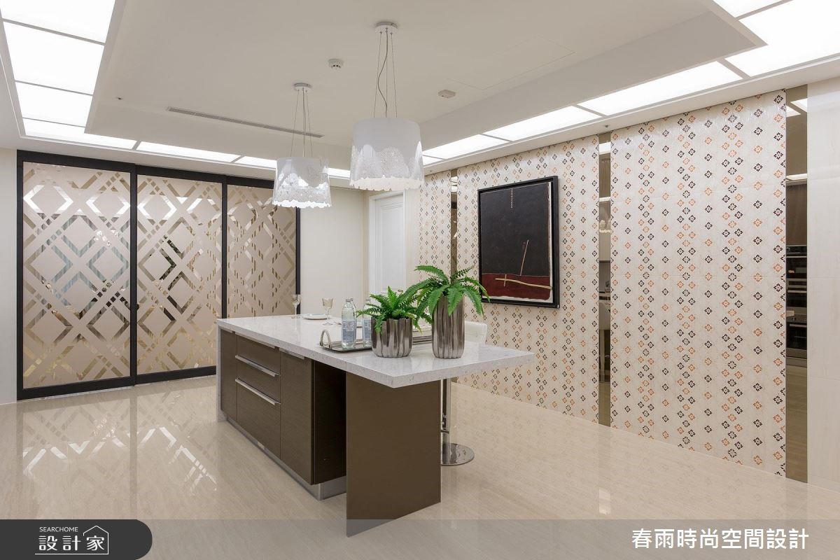 60坪新成屋(5年以下)＿新古典吧檯案例圖片＿春雨設計＿春雨_31 國家一號院之15