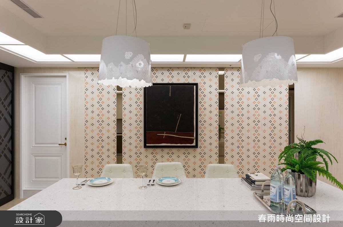 60坪新成屋(5年以下)＿新古典吧檯案例圖片＿春雨設計＿春雨_31 國家一號院之16