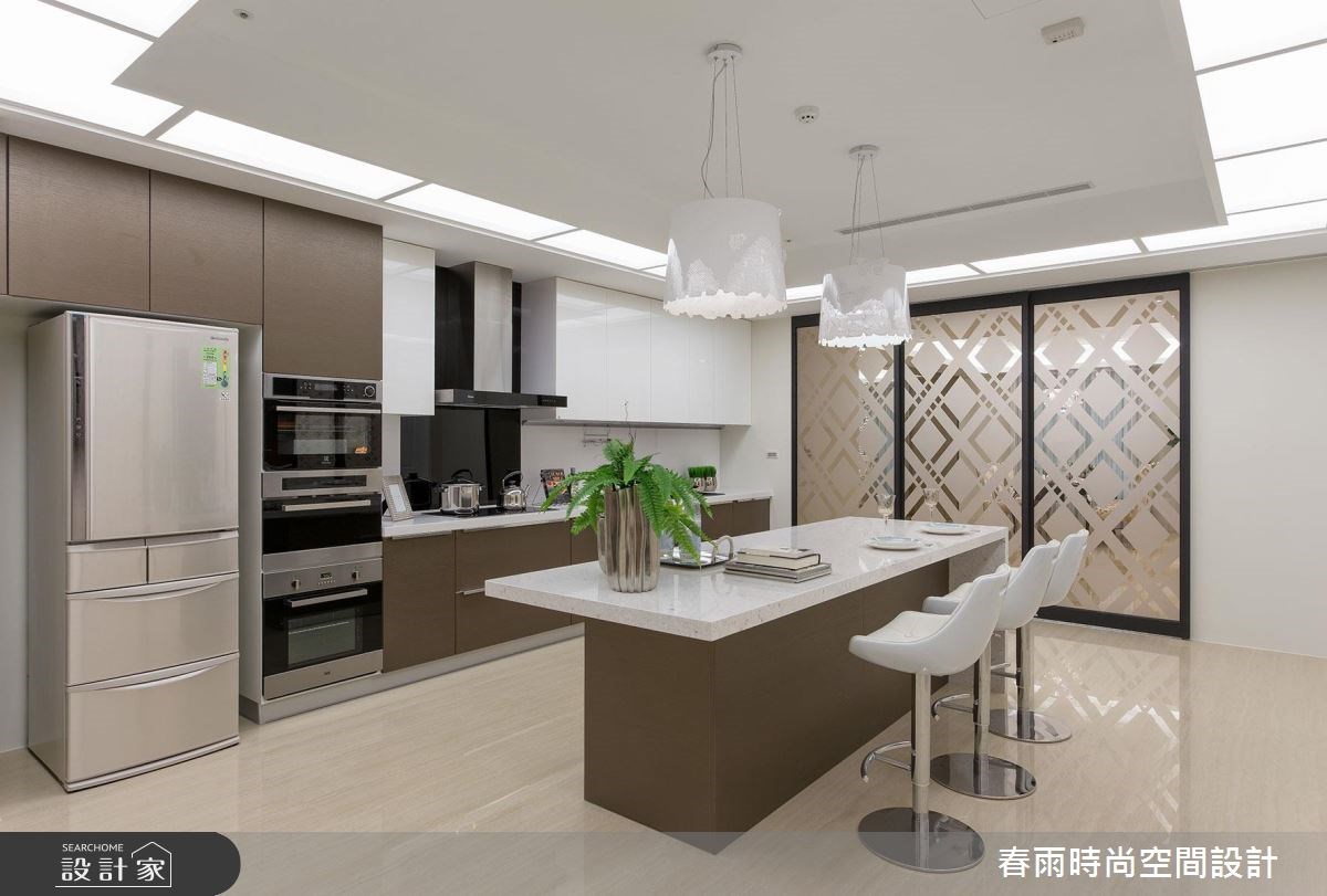 60坪新成屋(5年以下)＿新古典吧檯案例圖片＿春雨設計＿春雨_31 國家一號院之21