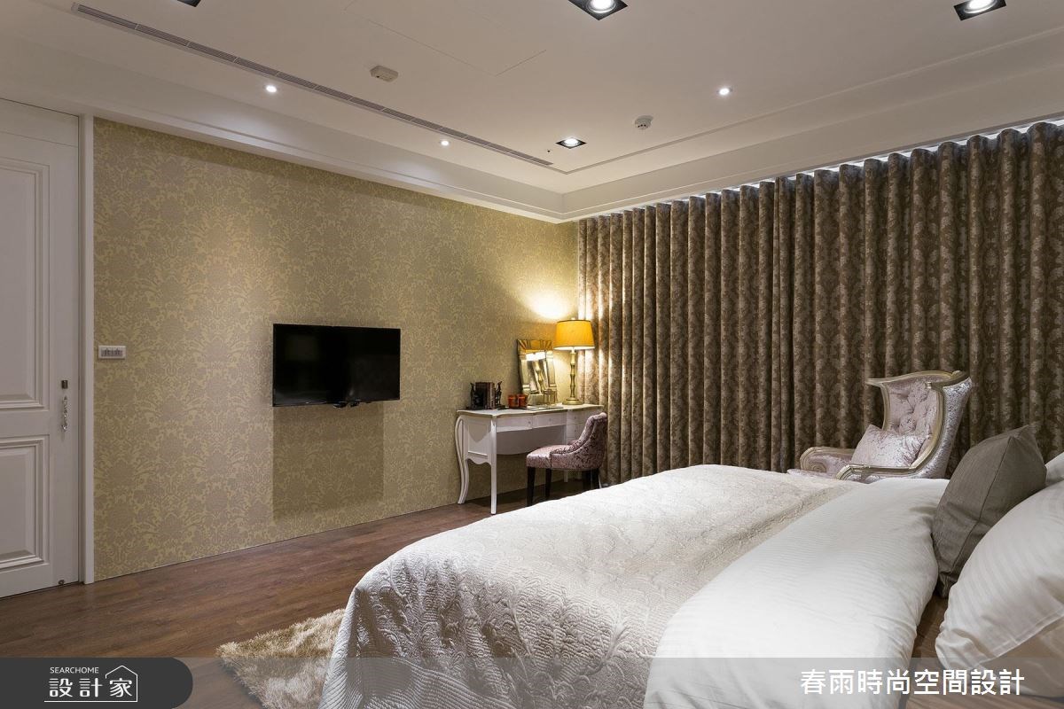 60坪新成屋(5年以下)＿新古典臥室案例圖片＿春雨設計＿春雨_31 國家一號院之28