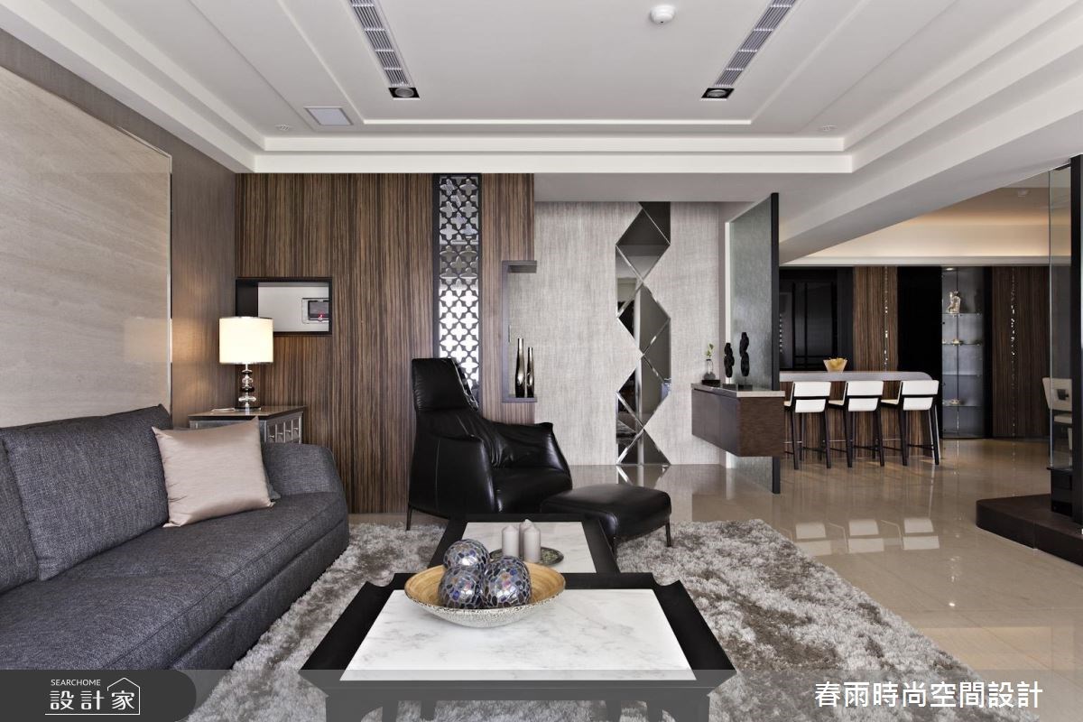 60坪新成屋(5年以下)＿現代風客廳案例圖片＿春雨設計＿春雨_32 中壢海華大帝王之7