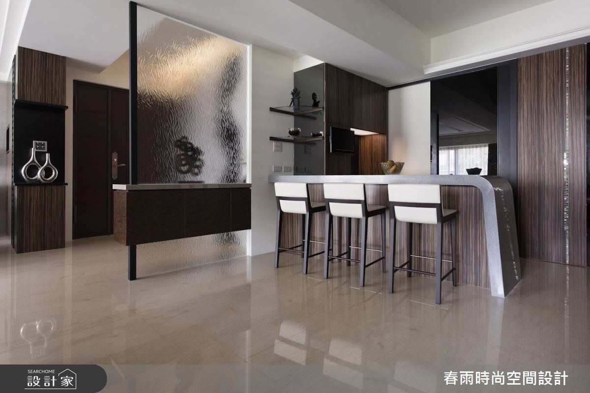 60坪新成屋(5年以下)＿現代風吧檯案例圖片＿春雨設計＿春雨_32 中壢海華大帝王之13