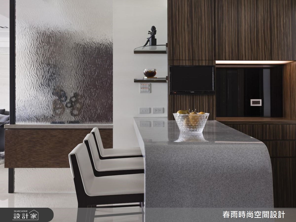 60坪新成屋(5年以下)＿現代風吧檯案例圖片＿春雨設計＿春雨_32 中壢海華大帝王之14