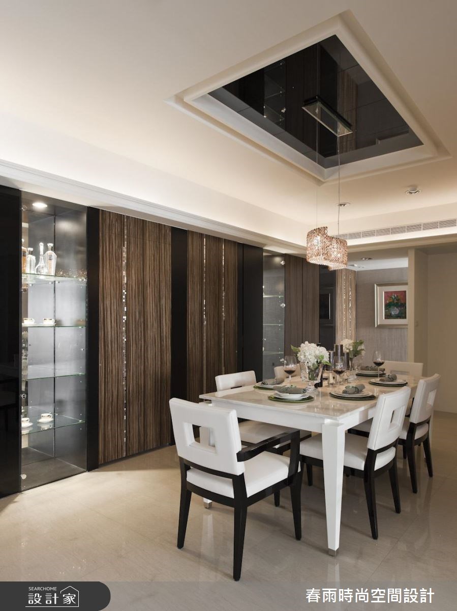 60坪新成屋(5年以下)＿現代風餐廳案例圖片＿春雨設計＿春雨_32 中壢海華大帝王之17