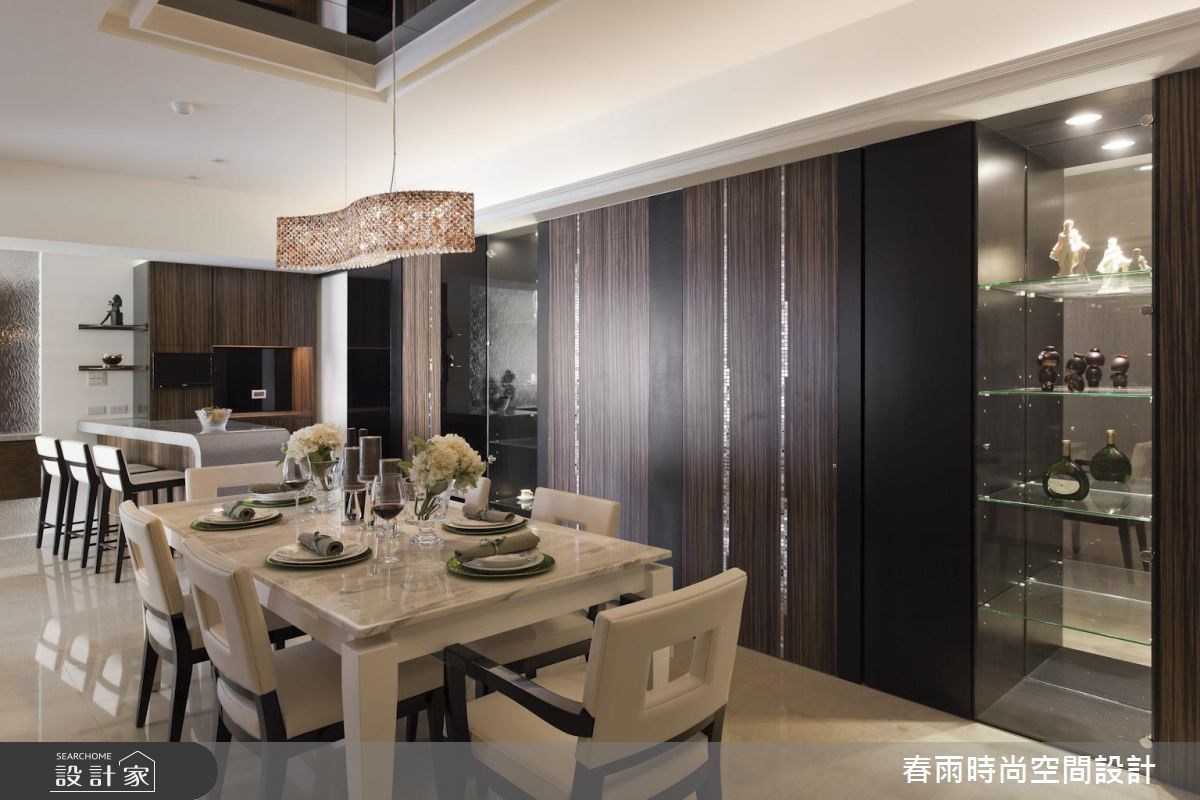 60坪新成屋(5年以下)＿現代風餐廳案例圖片＿春雨設計＿春雨_32 中壢海華大帝王之19