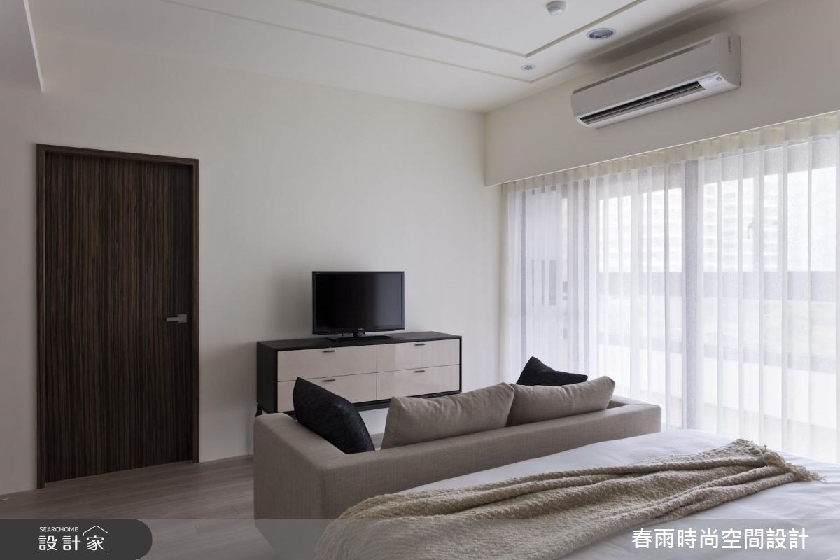 60坪新成屋(5年以下)＿現代風臥室案例圖片＿春雨設計＿春雨_32 中壢海華大帝王之36