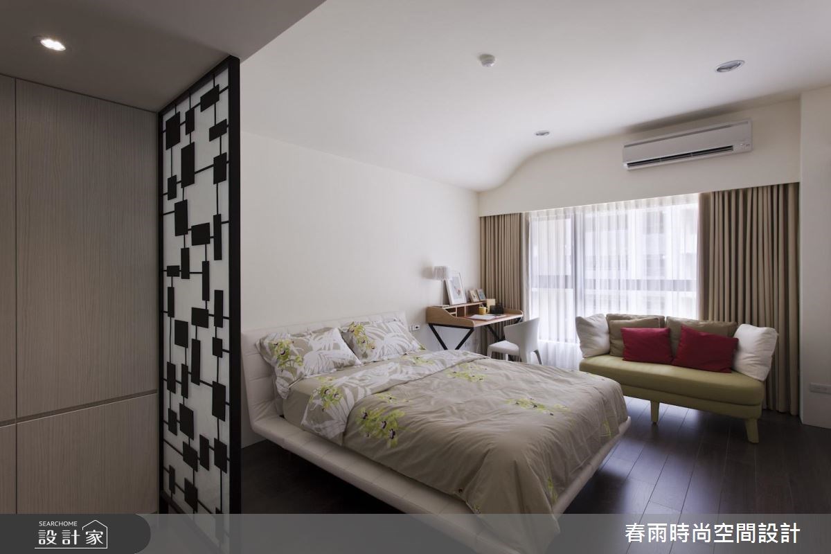 60坪新成屋(5年以下)＿現代風臥室案例圖片＿春雨設計＿春雨_32 中壢海華大帝王之42