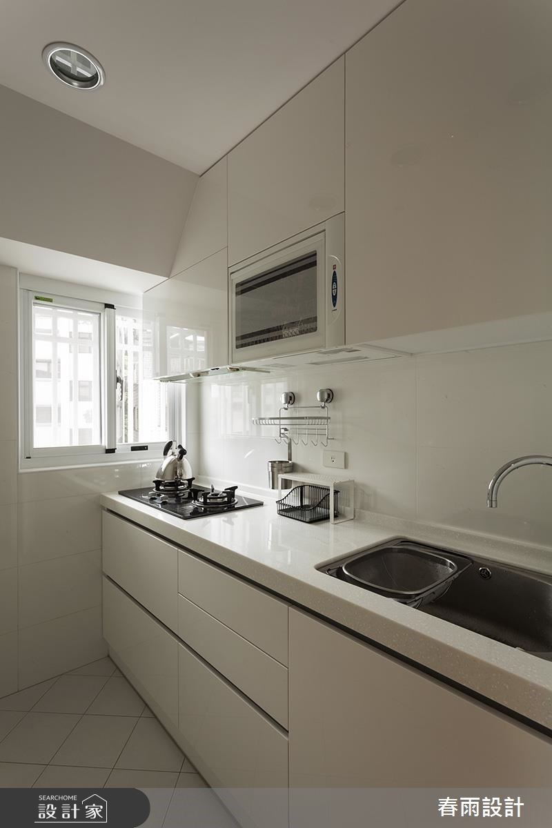 18坪老屋(16~30年)＿現代風廚房案例圖片＿春雨設計＿春雨_33 莎莎家堡之26