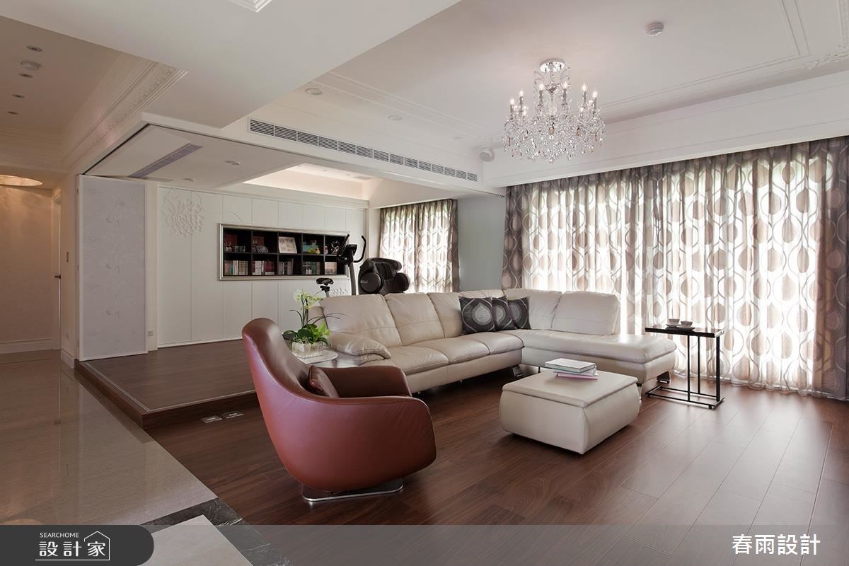 42坪新成屋(5年以下)＿新古典客廳案例圖片＿春雨設計＿春雨_35 攬翠之3