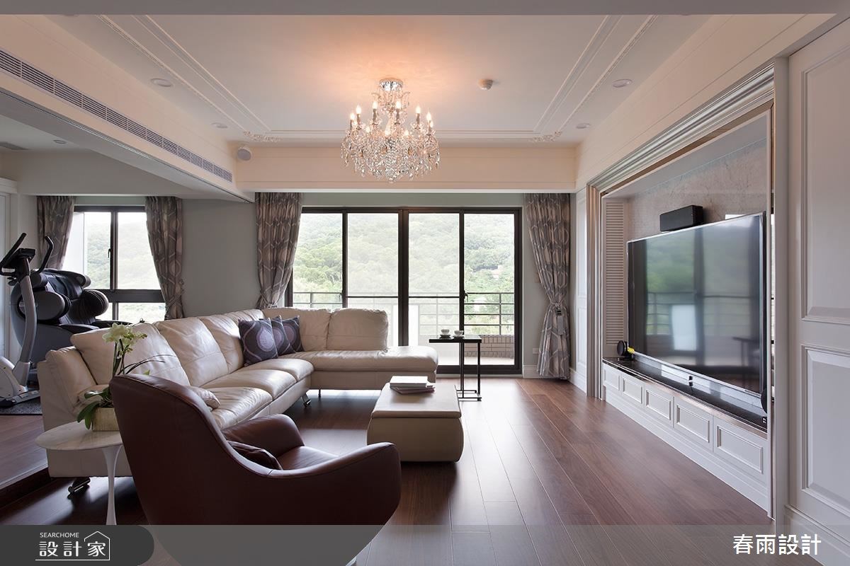 42坪新成屋(5年以下)＿新古典客廳案例圖片＿春雨設計＿春雨_35 攬翠之4