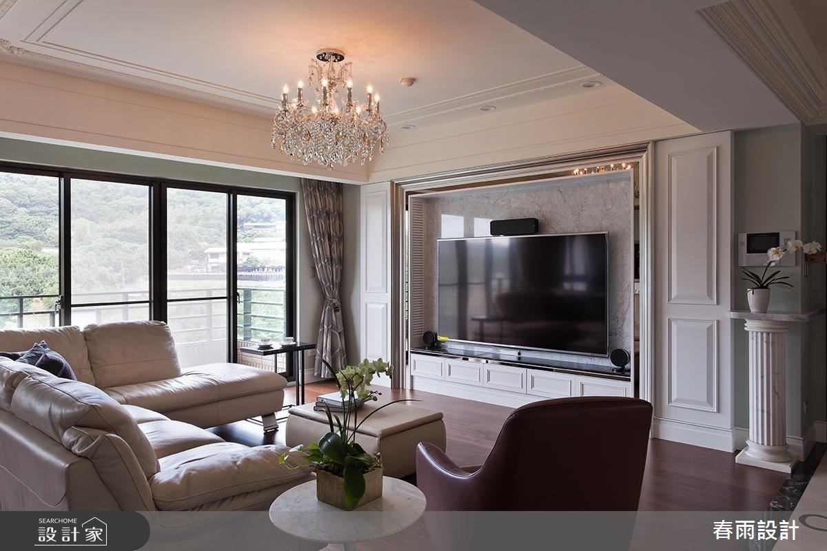 42坪新成屋(5年以下)＿新古典客廳案例圖片＿春雨設計＿春雨_35 攬翠之5