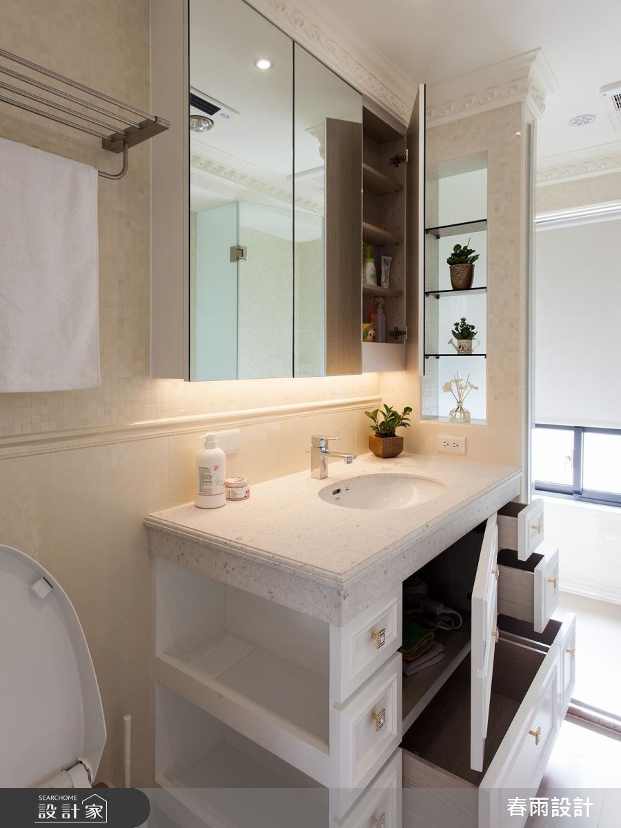 42坪新成屋(5年以下)＿新古典浴室案例圖片＿春雨設計＿春雨_35 攬翠之39
