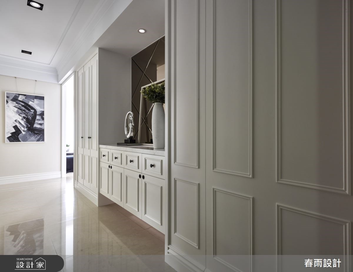 41坪新成屋(5年以下)＿混搭風玄關案例圖片＿春雨設計＿春雨_36 林口禮御之1
