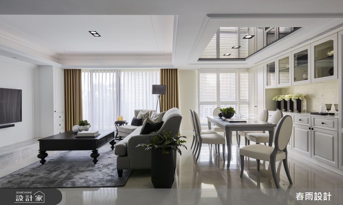 41坪新成屋(5年以下)＿混搭風客廳案例圖片＿春雨設計＿春雨_36 林口禮御之3