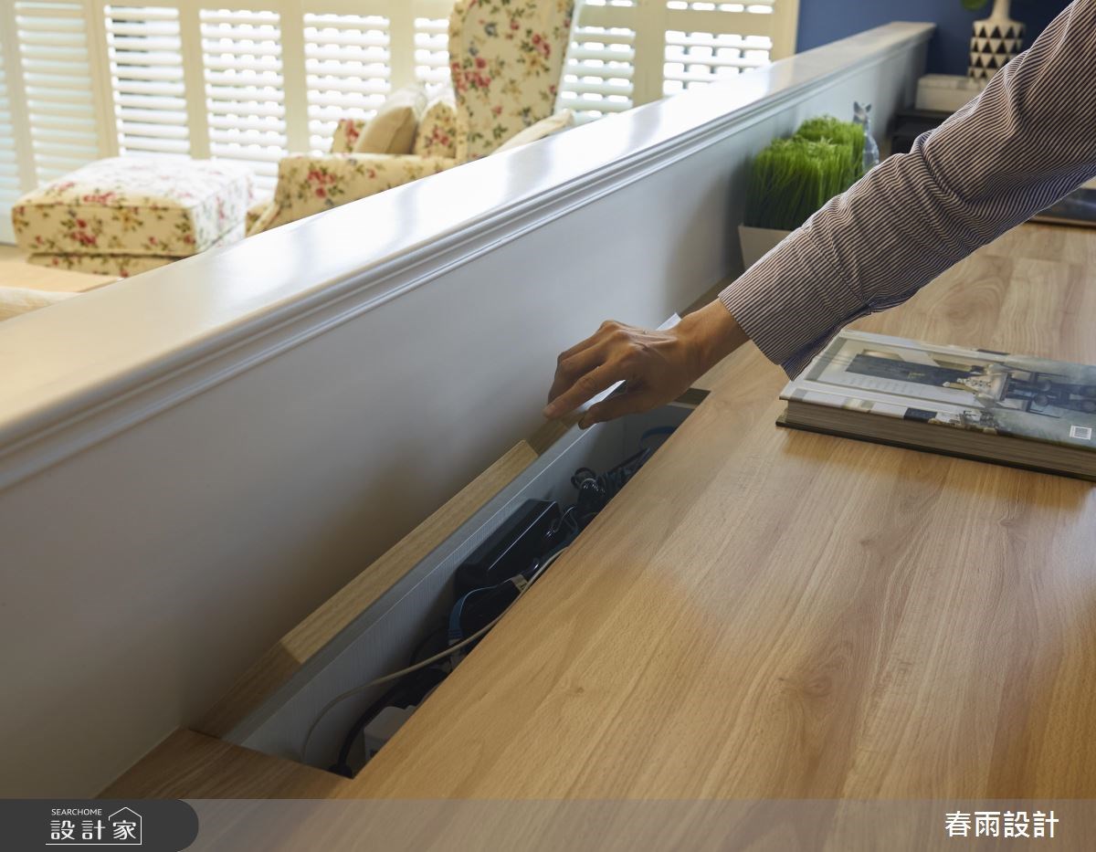 37坪新成屋(5年以下)＿鄉村風書房案例圖片＿春雨設計＿春雨_37 台南仁發大都會之15
