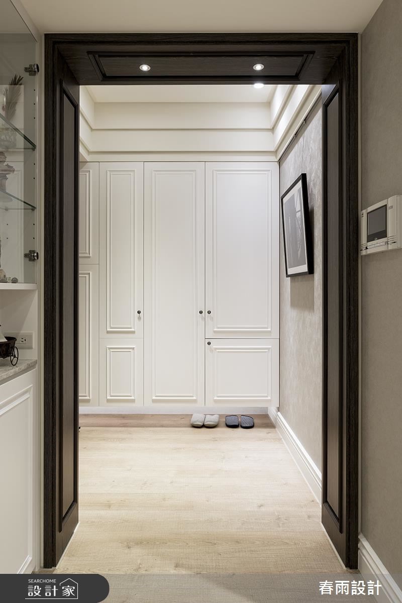 32坪新成屋(5年以下)＿美式風玄關案例圖片＿春雨設計＿春雨_38 新莊新東京之3