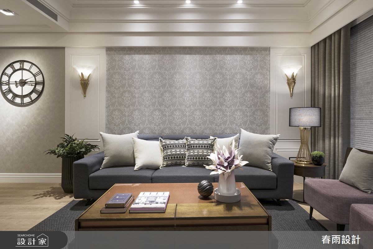 32坪新成屋(5年以下)＿美式風客廳案例圖片＿春雨設計＿春雨_38 新莊新東京之11