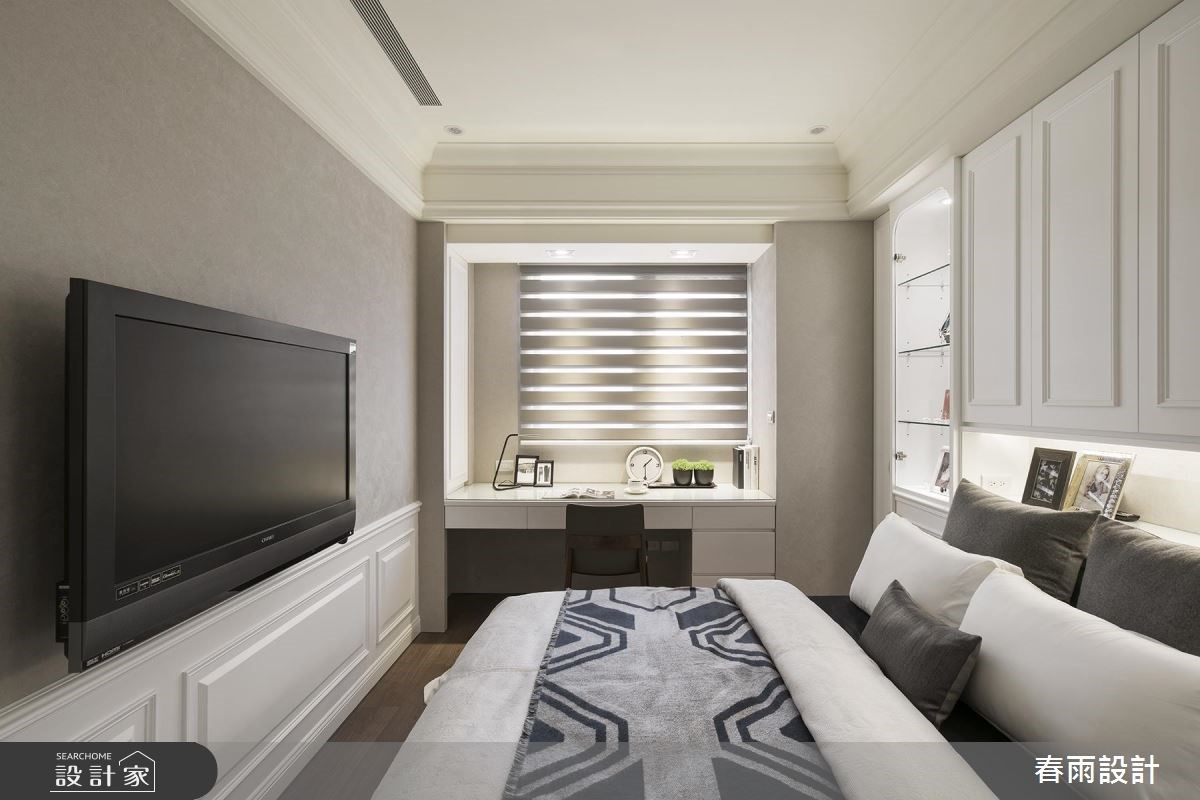 32坪新成屋(5年以下)＿美式風臥室案例圖片＿春雨設計＿春雨_38 新莊新東京之26