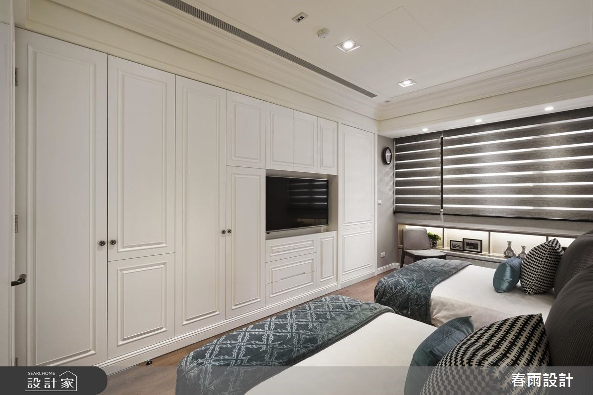 32坪新成屋(5年以下)＿美式風臥室案例圖片＿春雨設計＿春雨_38 新莊新東京之33