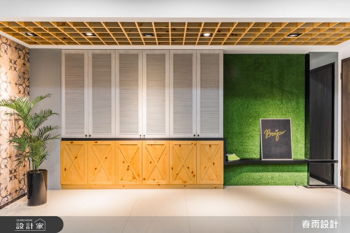 80坪新成屋(5年以下)＿混搭風玄關案例圖片＿春雨設計＿春雨_39 台南麻豆之1