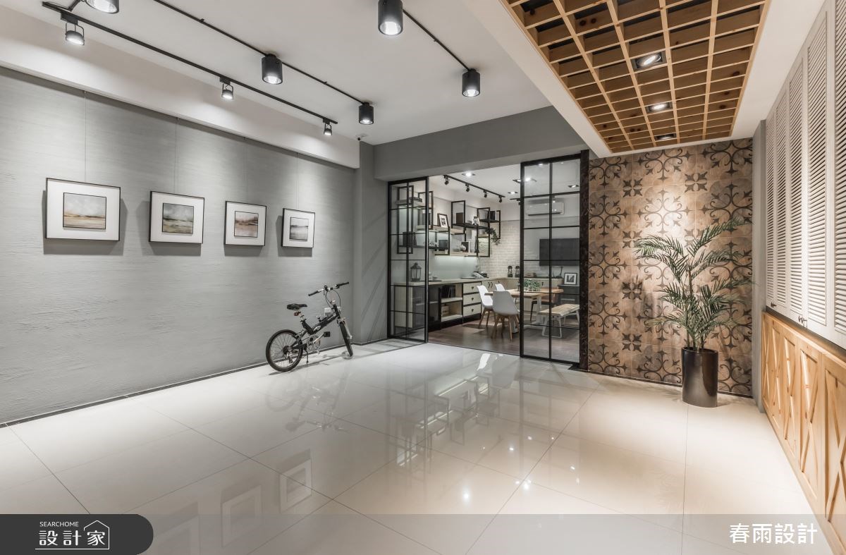 80坪新成屋(5年以下)＿混搭風玄關案例圖片＿春雨設計＿春雨_39 台南麻豆之5