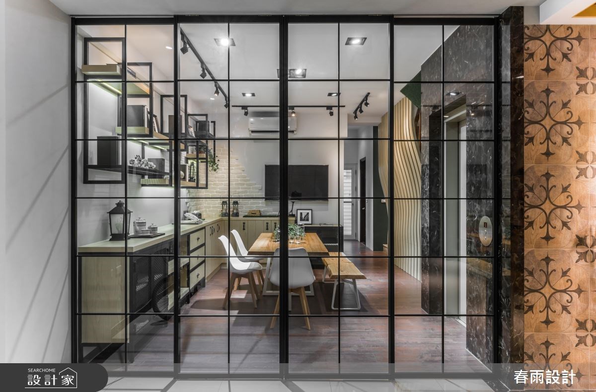 80坪新成屋(5年以下)＿混搭風玄關案例圖片＿春雨設計＿春雨_39 台南麻豆之7