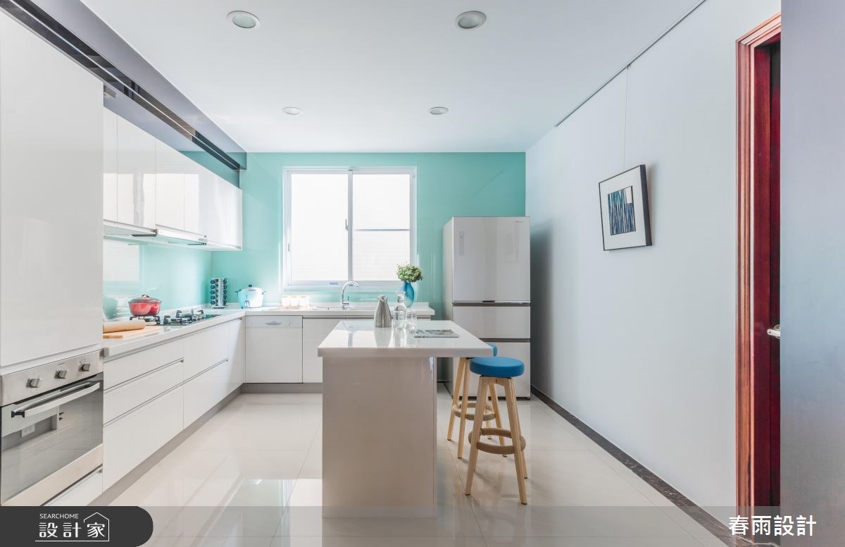 80坪新成屋(5年以下)＿混搭風吧檯案例圖片＿春雨設計＿春雨_39 台南麻豆之12