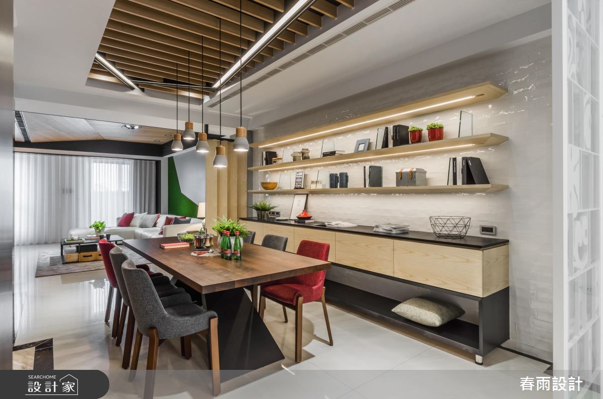 80坪新成屋(5年以下)＿混搭風餐廳案例圖片＿春雨設計＿春雨_39 台南麻豆之14