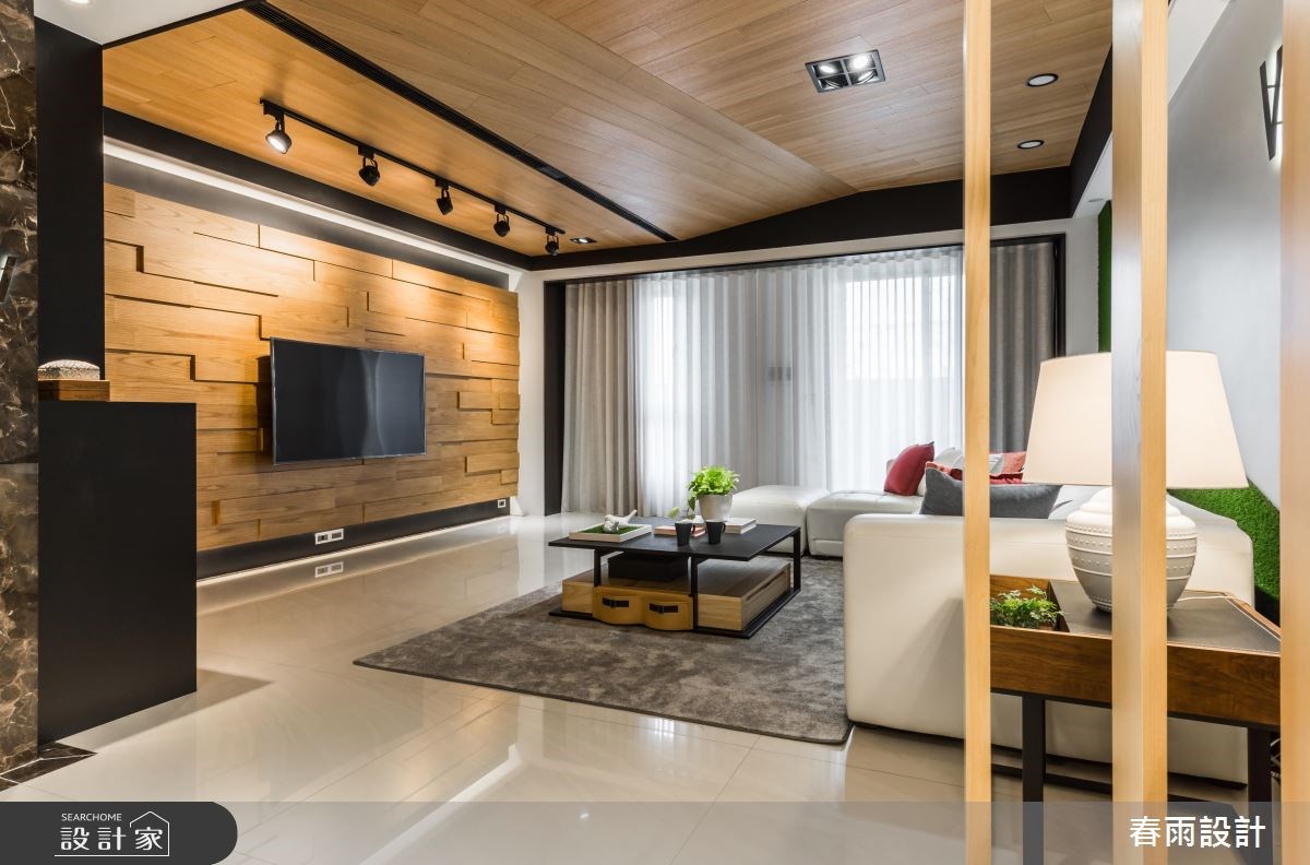 80坪新成屋(5年以下)＿混搭風客廳案例圖片＿春雨設計＿春雨_39 台南麻豆之18