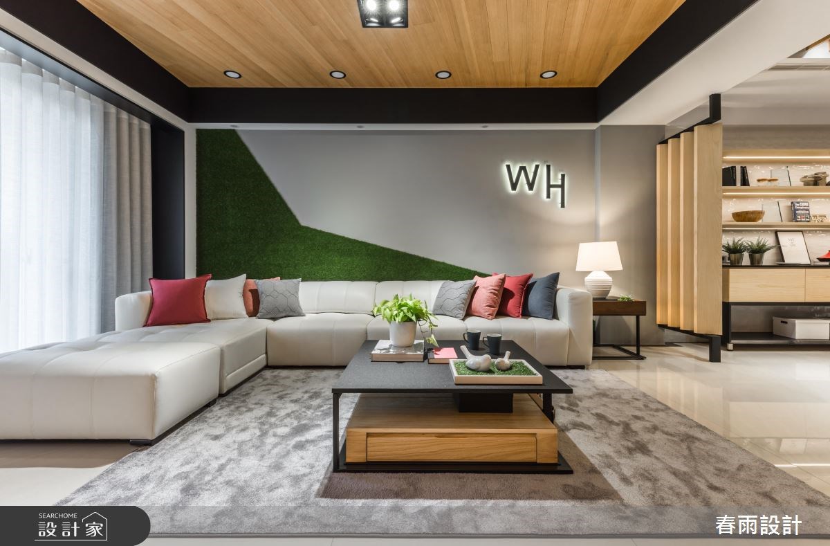 80坪新成屋(5年以下)＿混搭風客廳案例圖片＿春雨設計＿春雨_39 台南麻豆之20