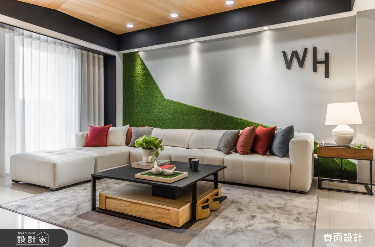 80坪新成屋(5年以下)＿混搭風客廳案例圖片＿春雨設計＿春雨_39 台南麻豆之21