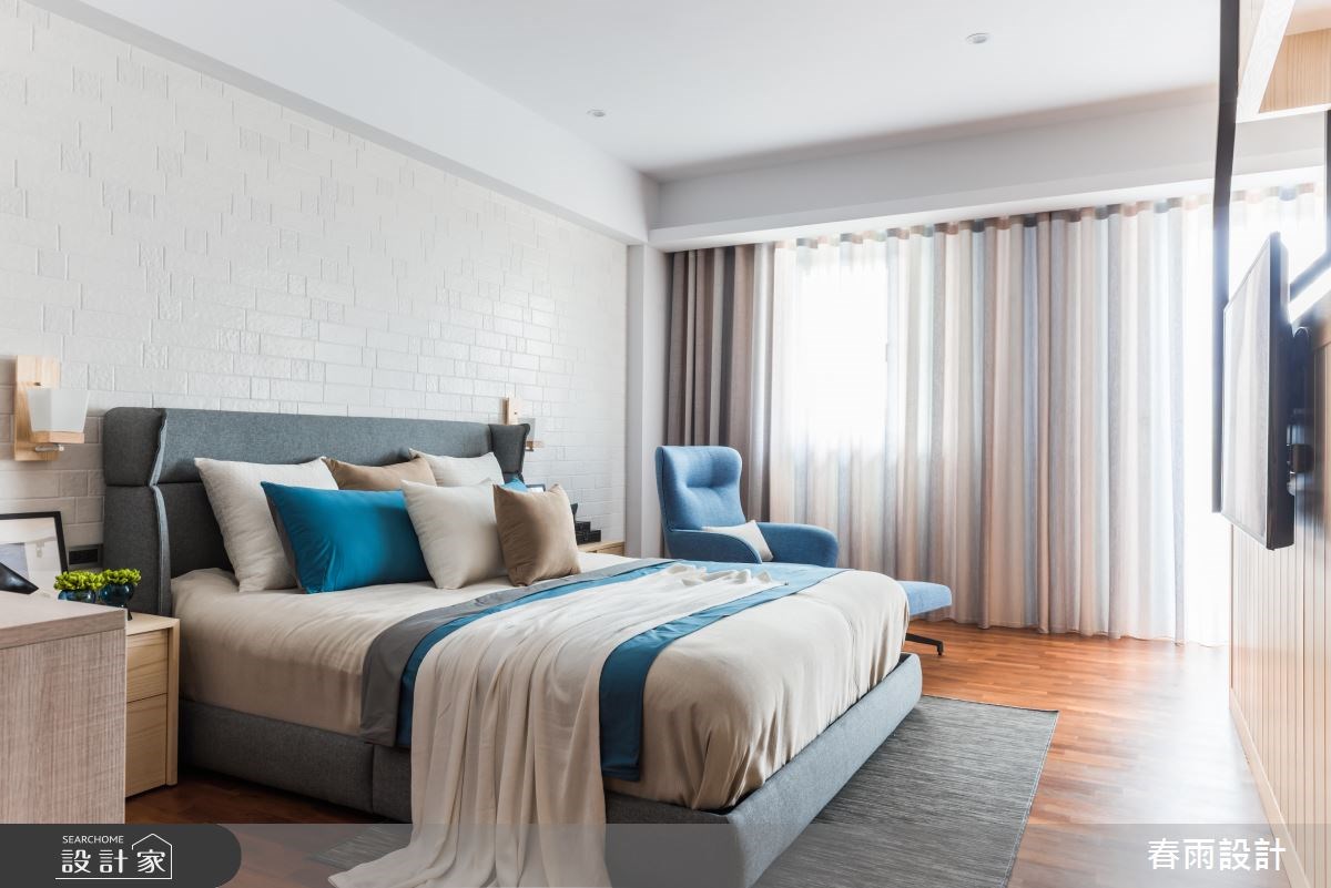 80坪新成屋(5年以下)＿混搭風臥室案例圖片＿春雨設計＿春雨_39 台南麻豆之22