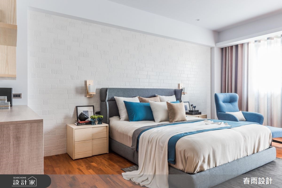 80坪新成屋(5年以下)＿混搭風臥室案例圖片＿春雨設計＿春雨_39 台南麻豆之23
