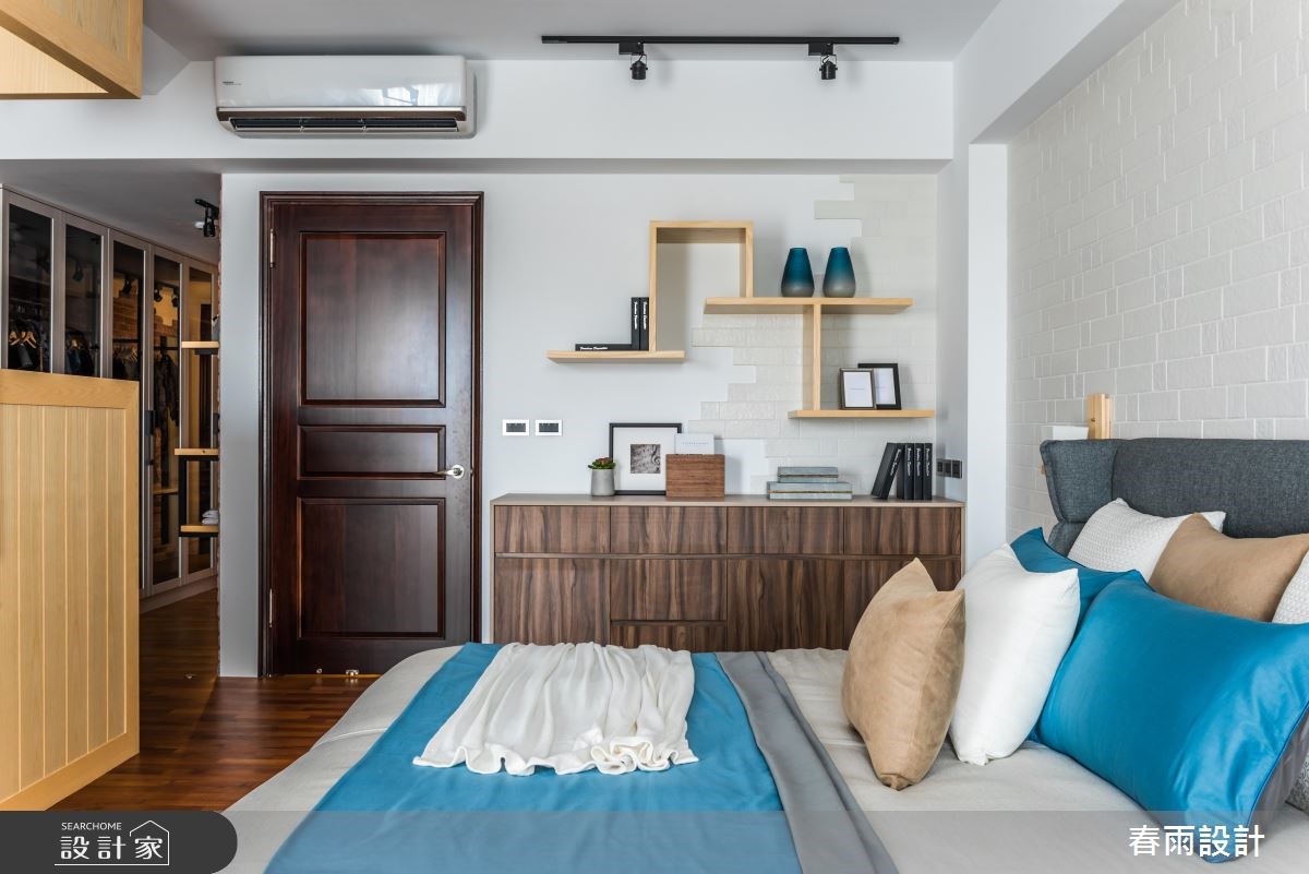 80坪新成屋(5年以下)＿混搭風臥室案例圖片＿春雨設計＿春雨_39 台南麻豆之27