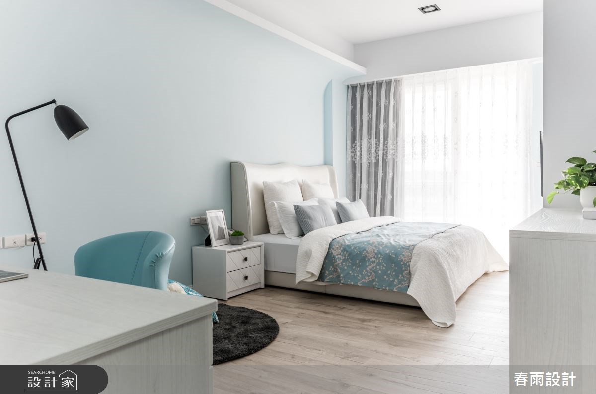80坪新成屋(5年以下)＿混搭風臥室案例圖片＿春雨設計＿春雨_39 台南麻豆之31