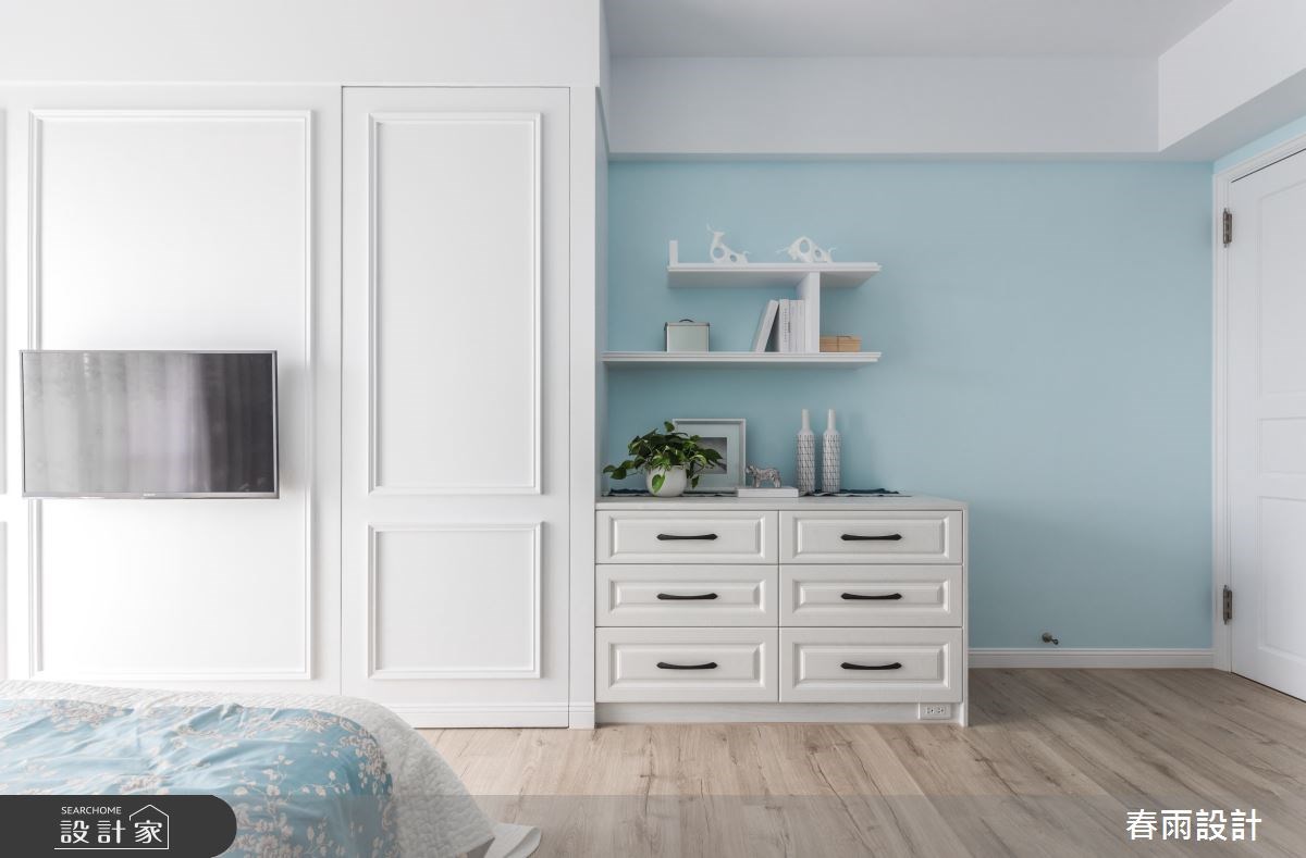 80坪新成屋(5年以下)＿混搭風臥室案例圖片＿春雨設計＿春雨_39 台南麻豆之32