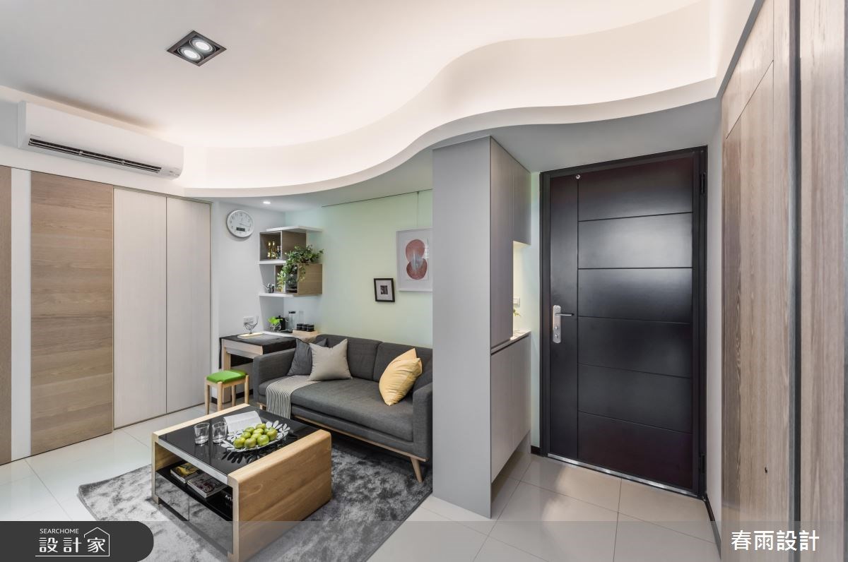 新成屋(5年以下)＿現代風客廳案例圖片＿春雨設計＿春雨_40 淡水新潤峰采之1