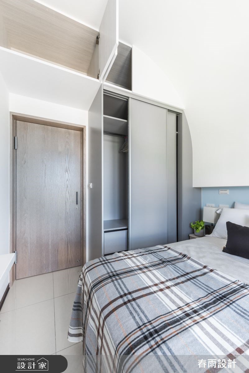 新成屋(5年以下)＿現代風臥室案例圖片＿春雨設計＿春雨_40 淡水新潤峰采之13