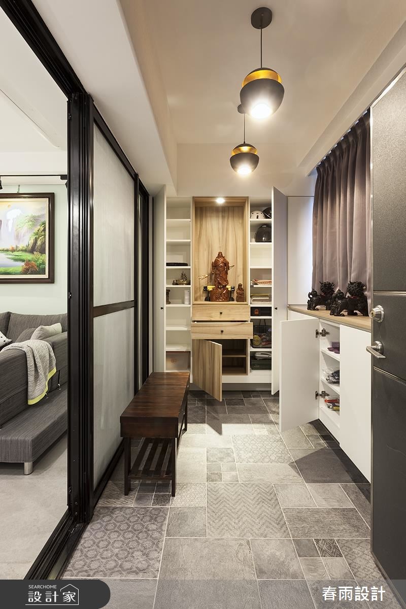 30坪新成屋(5年以下)＿現代風玄關案例圖片＿春雨設計＿春雨_41 竹北大有可為之2
