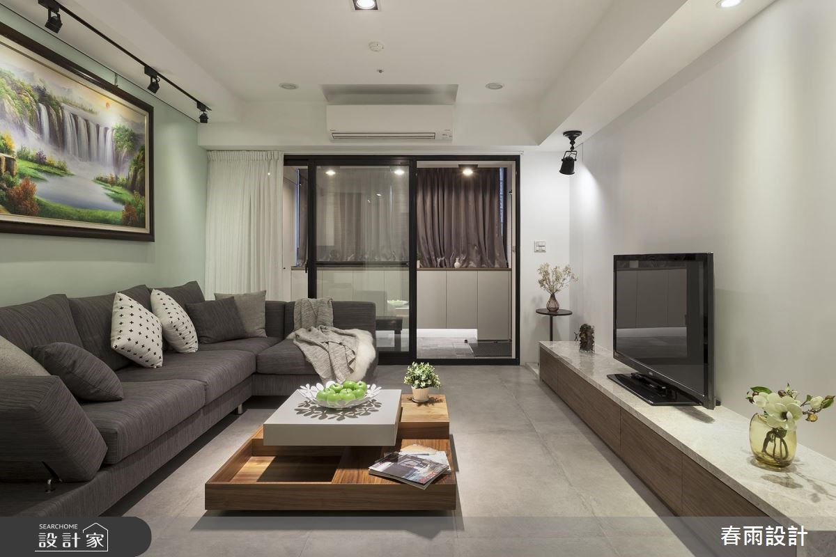 30坪新成屋(5年以下)＿現代風客廳案例圖片＿春雨設計＿春雨_41 竹北大有可為之5