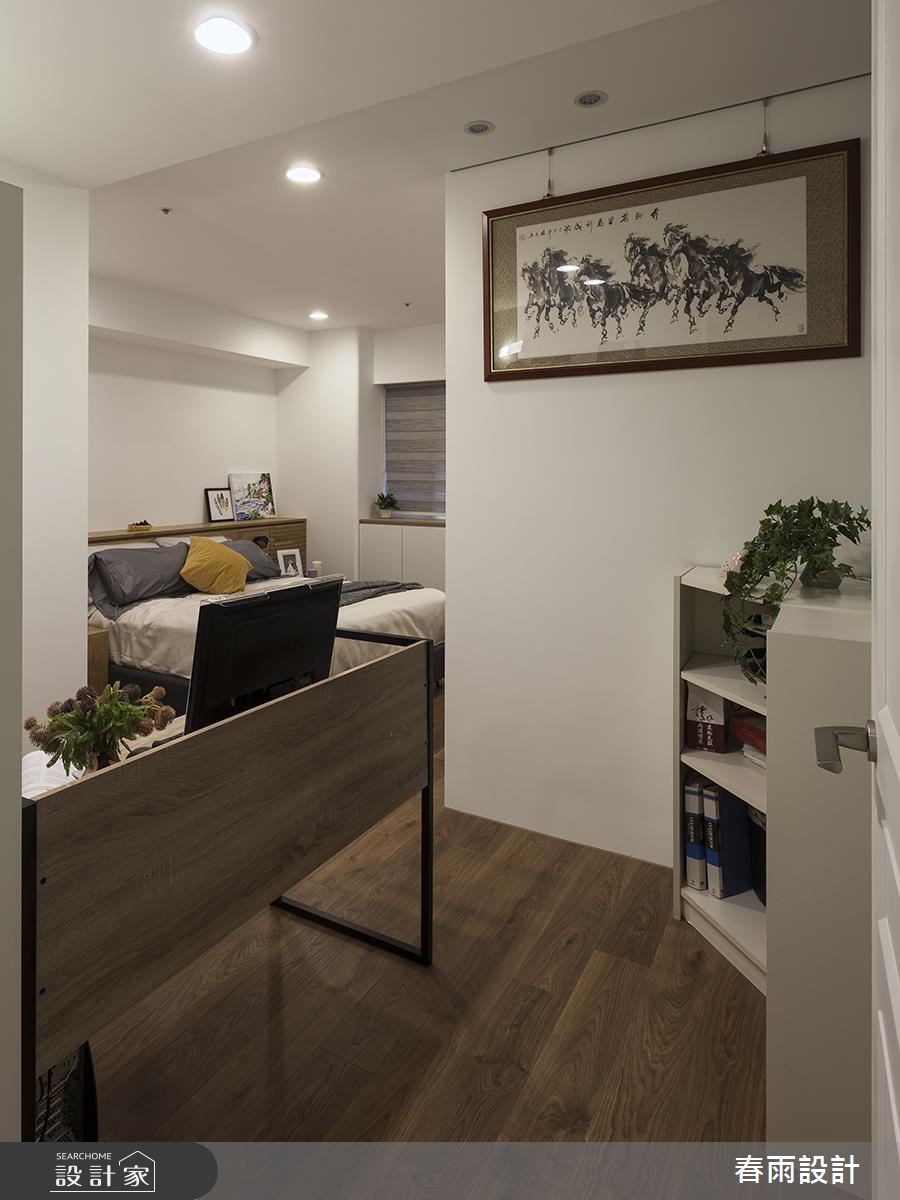 30坪新成屋(5年以下)＿現代風臥室案例圖片＿春雨設計＿春雨_41 竹北大有可為之21