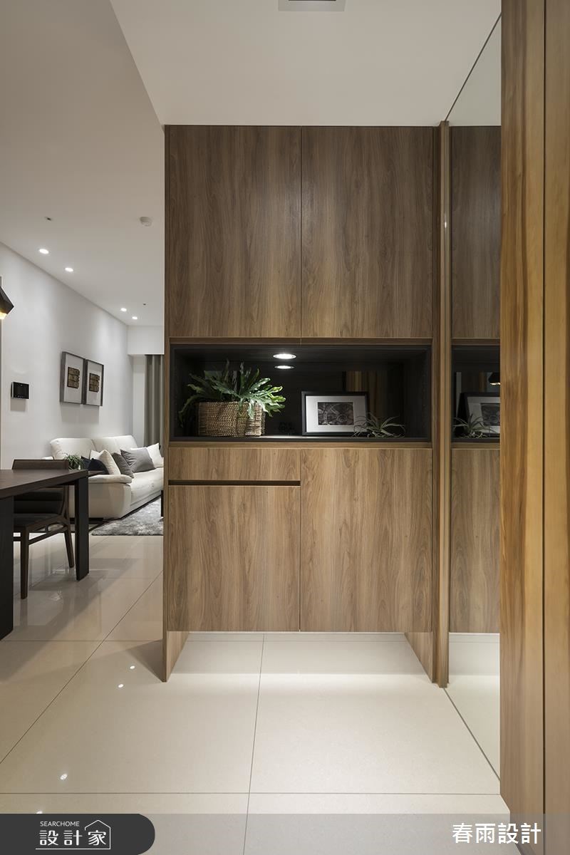 23坪新成屋(5年以下)＿混搭風玄關案例圖片＿春雨設計＿春雨_42 高雄悠然之1